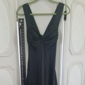 Calvin Klein black satin dress